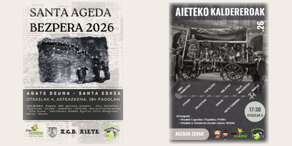Santa Ageda eta Kaldereroak auzoan