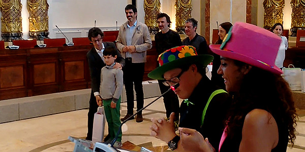 Martin Unanue premiado en el concurso de dibujo organizado por el Ayuntamiento de Donostia